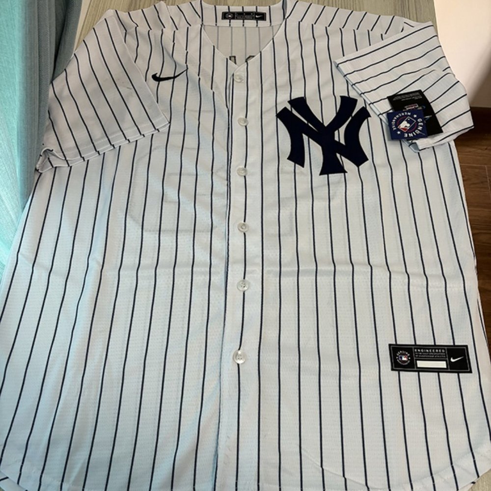 Jersey Nike MLB White York Yankees Baseball Jersey 45# Gerrit Cole